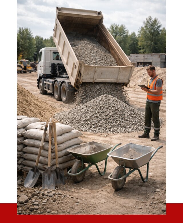 Доставка нерудных материалов в Коломне от 1217 руб. | ПРОНЕРУДКлм