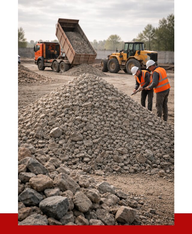 Гранитный щебень фракция 40-70 в Коломне от 2535 руб ПРОНЕРУДКлм