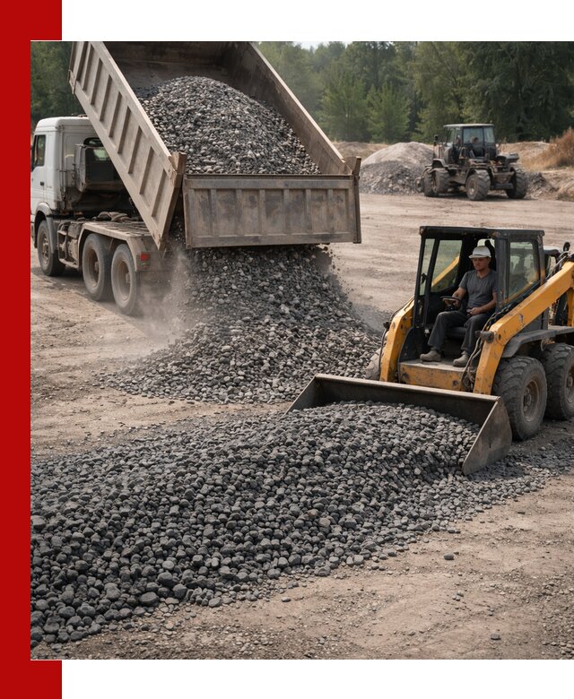 Гранитный щебень фракция 40-70 с доставкой в Коломне