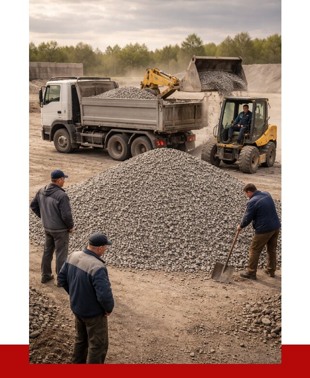 Гравийный щебень фракция 5-20 в Коломне от 2433 р. ПРОНЕРУДКлм