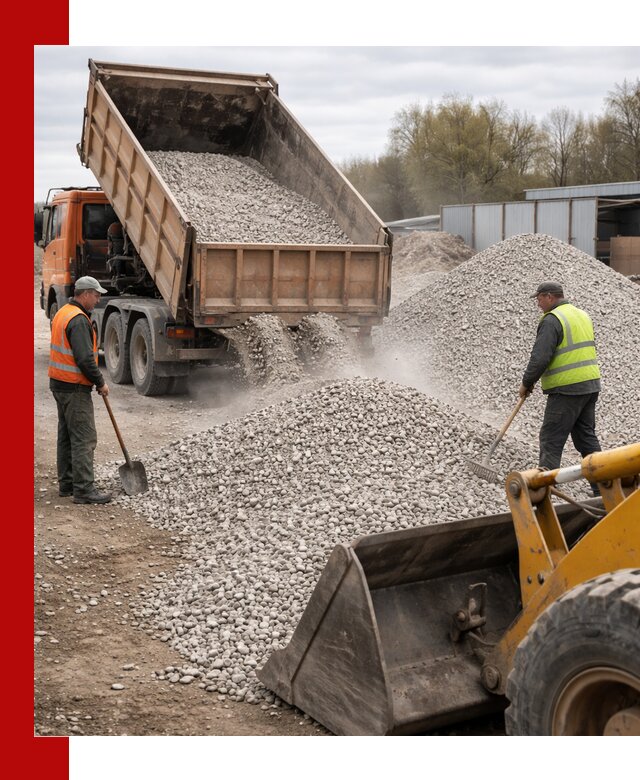 Доломитовый щебень фракции 5-20 с доставкой в Коломне