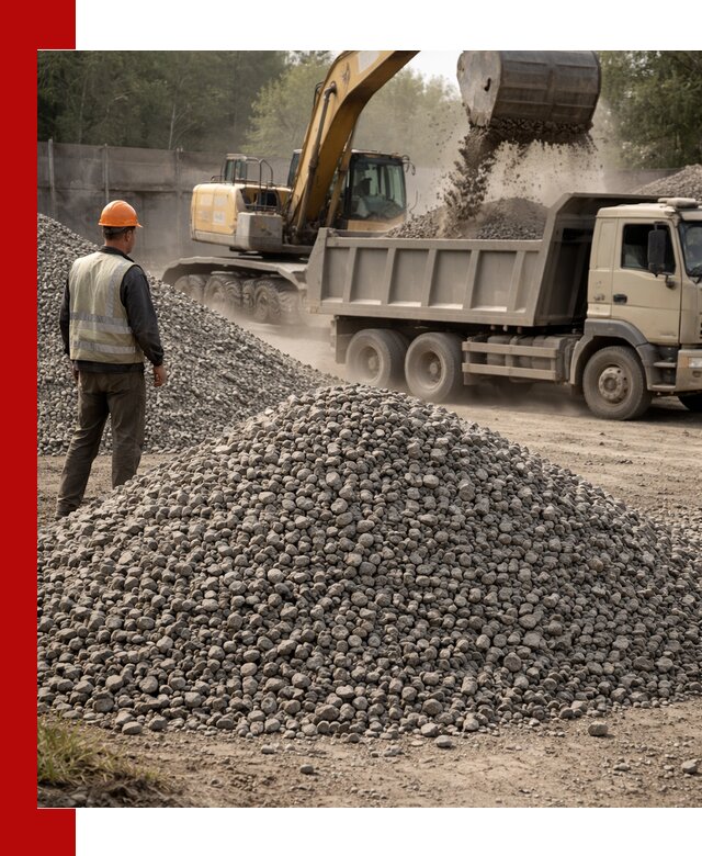 Шлаковый щебень фракция 5-20 с доставкой в Коломне