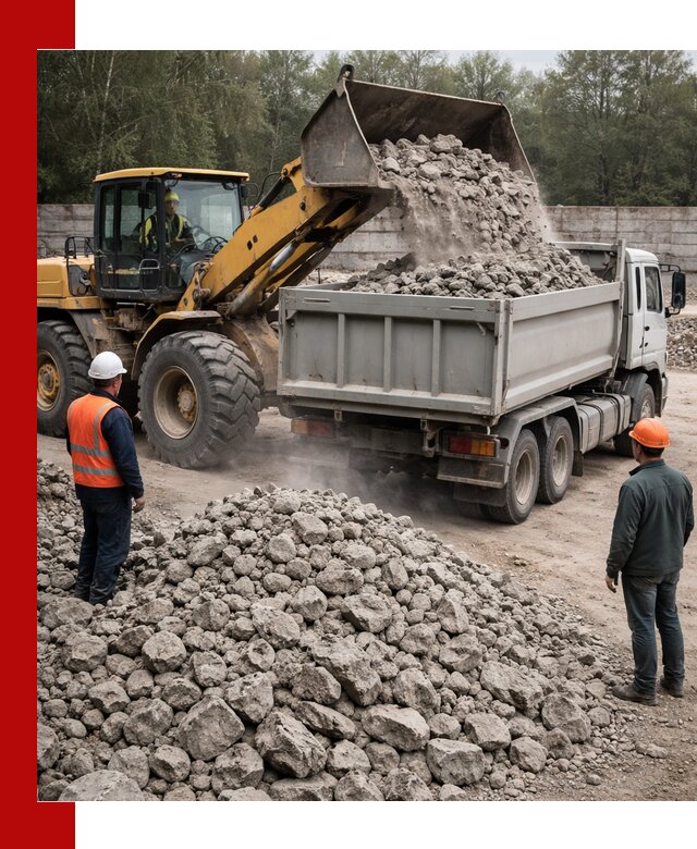 Вторичный щебень фракция 70–150 в Коломне с доставкой