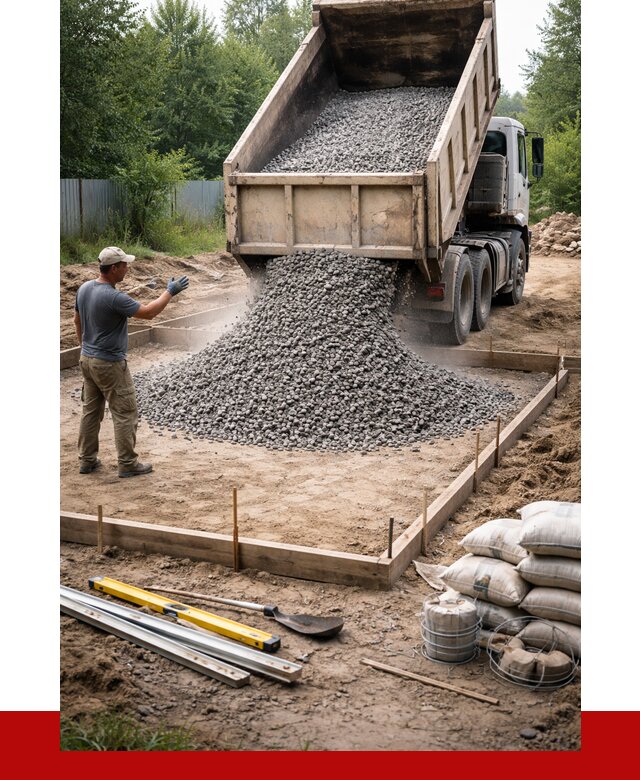 Купить щебень для фундамента в Коломне от 4563 р. | ПРОНЕРУДКлм