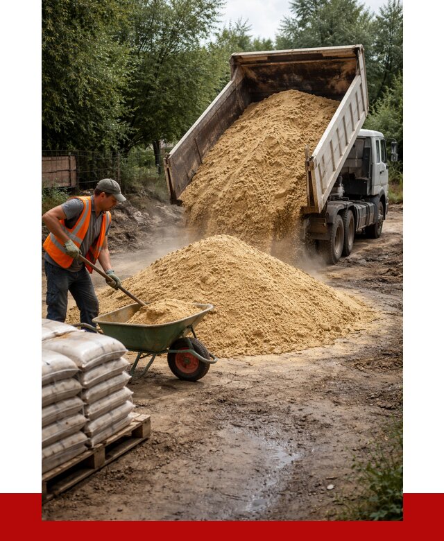 Купить песок с доставкой в Коломне от 1825 р. | ПРОНЕРУДКлм