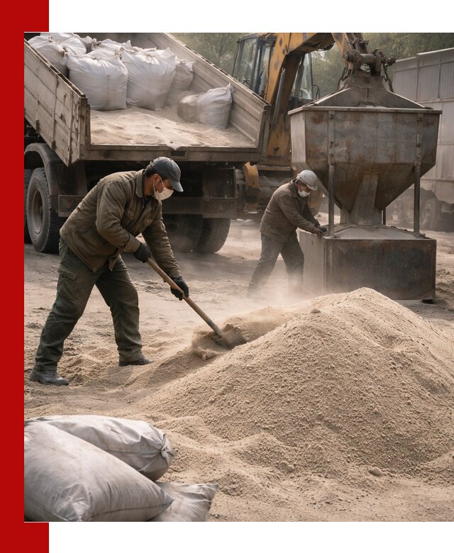 Кварцевый песок для пескоструя в Коломне — доставка и качество