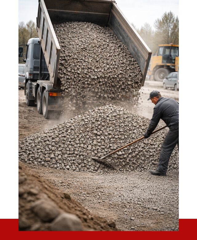 Гравий фракция 20-40 в Коломне от 2535 р. доставка | ПРОНЕРУДКлм