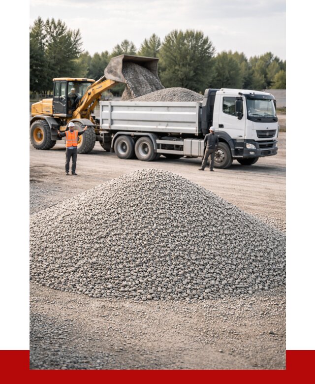 Купить мытый гравий в Коломне от 3549 р, доставка ПРОНЕРУДКлм