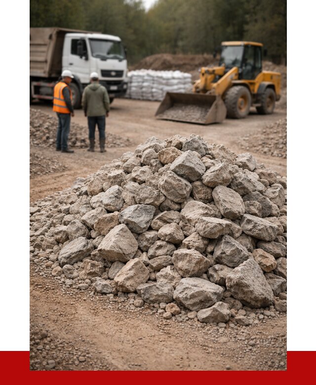 Купить бутовый камень с доставкой в Коломне от 2332 р. | ПРОНЕРУДКлм