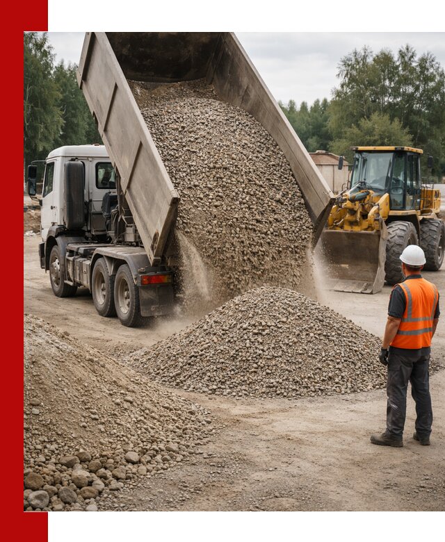 Доставка щпс в Коломне — щебеночно-песчаная смесь под заборы и дорожки