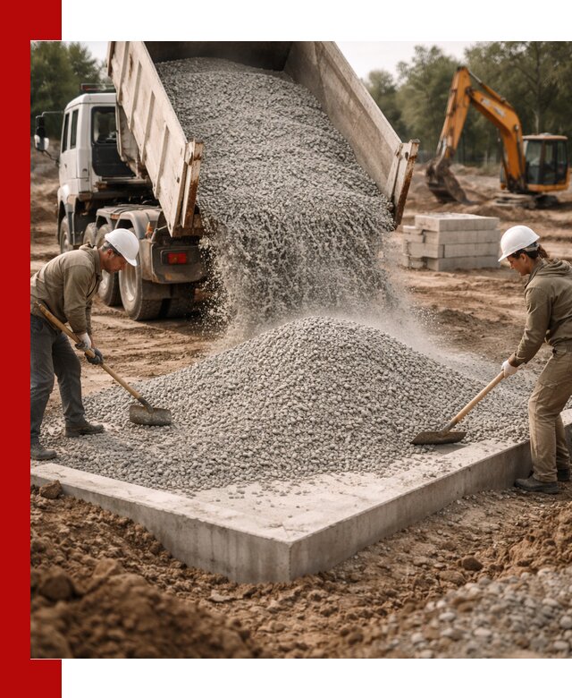 Доставка и продажа отсева для бетона в Коломне