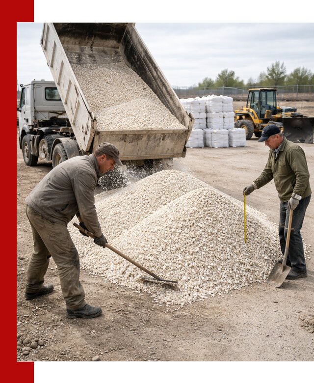 Мраморная крошка с доставкой и разгрузкой в Коломне