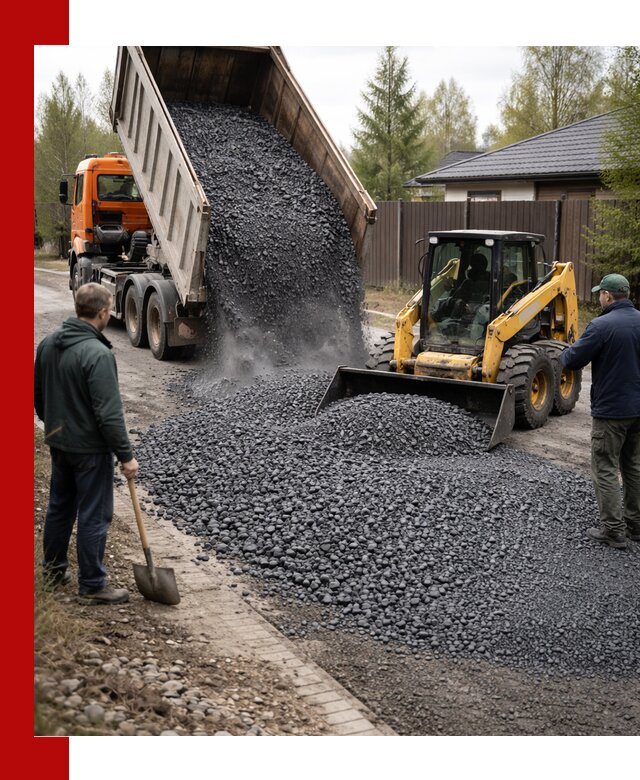 Крошка габбро с доставкой в Коломне для строительных работ