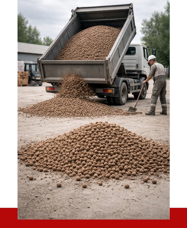 Керамзит с доставкой в Коломне от 4258 р. за м3 | ПРОНЕРУДКлм
