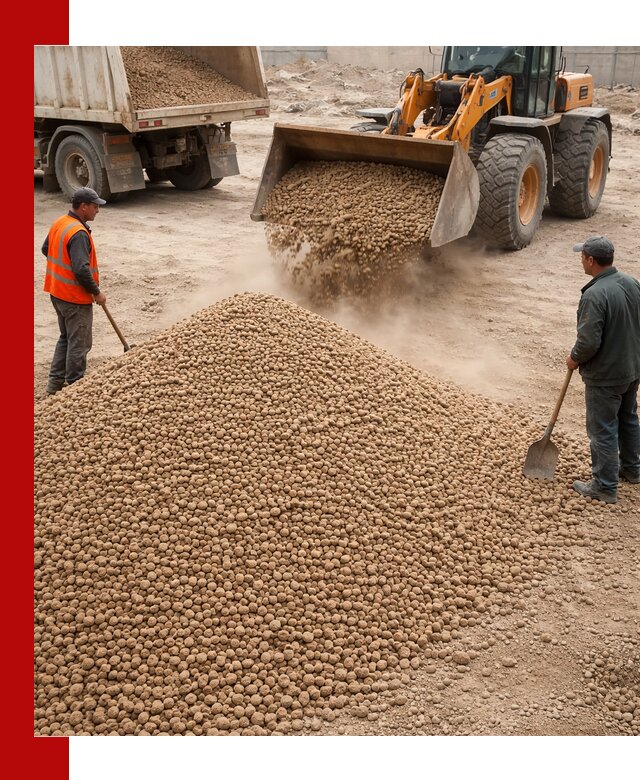 Керамзит фракция 10-20 с доставкой в Коломне