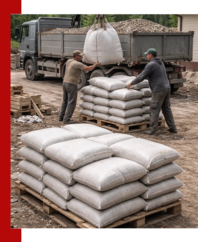 Керамзит в мешках с доставкой в Коломне от компании-поставщика