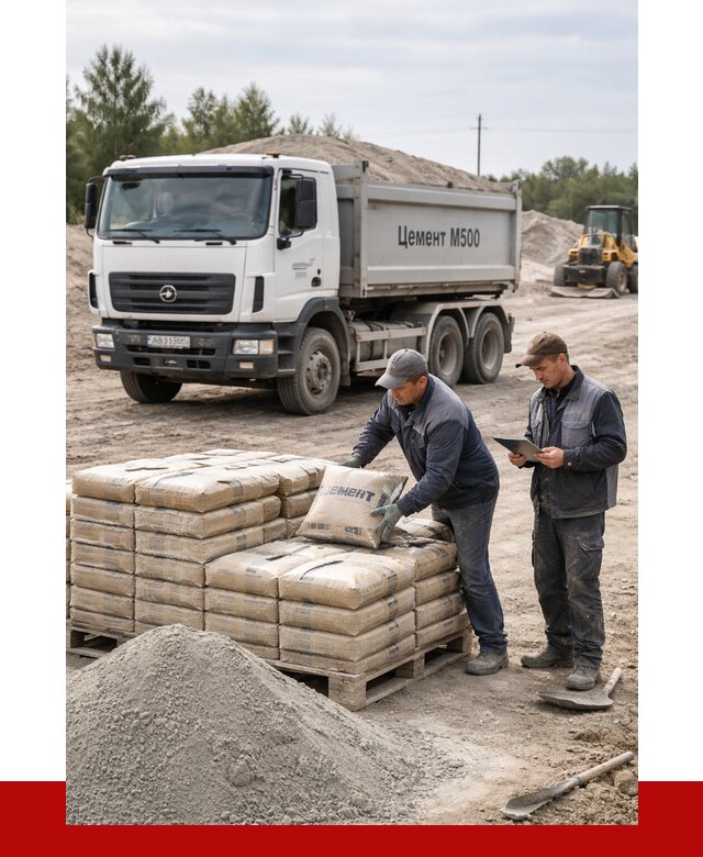 Купить цемент м500 с доставкой в Коломне от 5272 р. | ПРОНЕРУДКлм