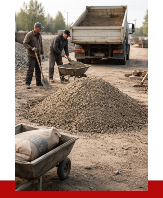 Цементно-песчаная смесь М150 в Коломне от 4765 р. | ПРОНЕРУДКлм