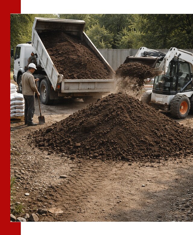 Доставка растительного грунта в Коломне от производителя оптом и в розницу