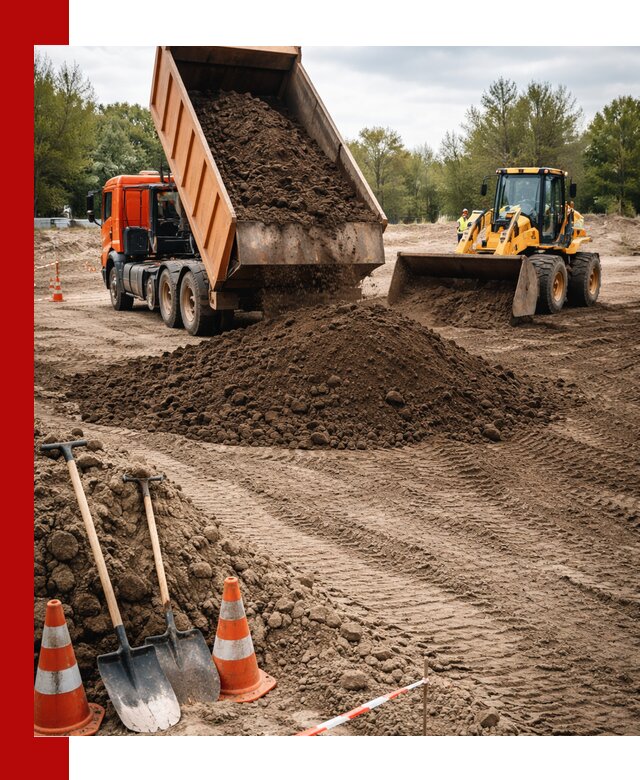Поставка и доставка планировочного грунта в Коломне