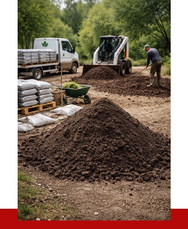 Грунт для озеленения с доставкой в Коломне от 1825 р. | ПРОНЕРУДКлм