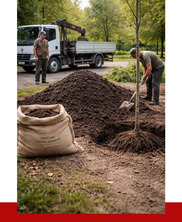 Грунт для посадки деревьев в Коломне от 1217 р. | ПРОНЕРУДКлм