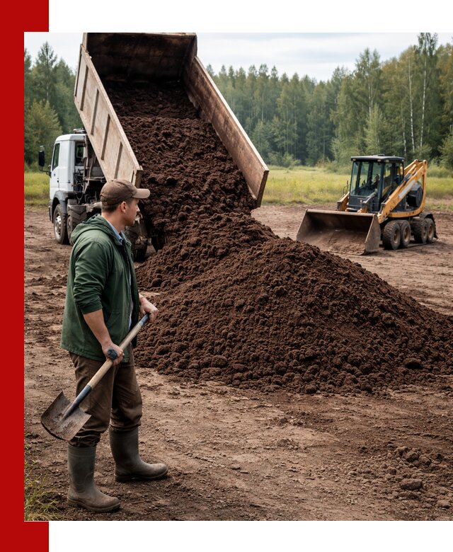 Купить верховой торф с доставкой в Коломне для садоводства и растений