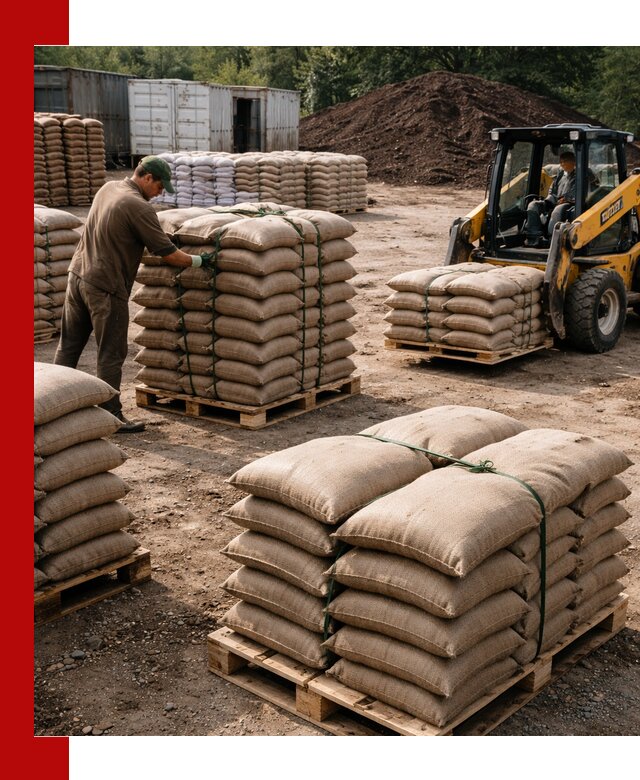 Доставка торфа в мешках по выгодным ценам в Коломне