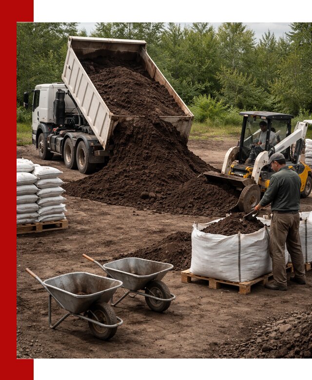 Доставка и продажа торфогрунта в Коломне оптом и в розницу