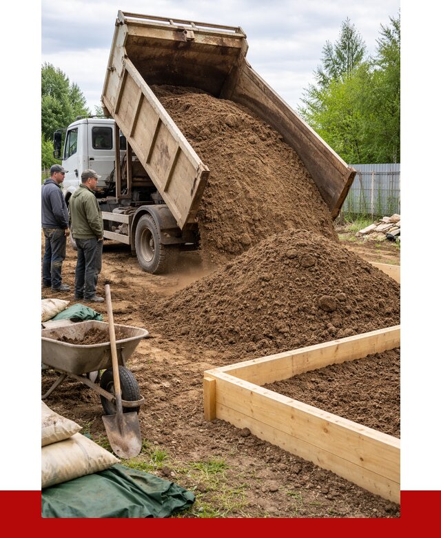 Торфо песчаная смесь в Коломне с доставкой от 1876 р. | ПРОНЕРУДКлм