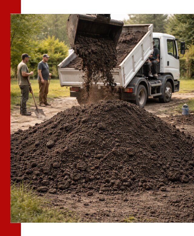 Доставка и продажа чернозема в Коломне оптом и в розницу