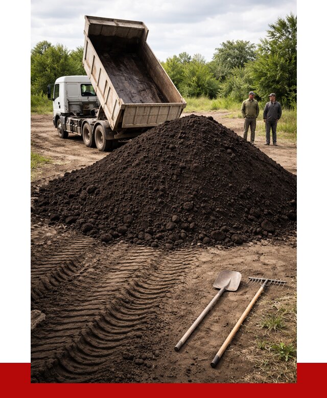 Купить чернозем навалом в Коломне от 1217 р. за куб | ПРОНЕРУДКлм