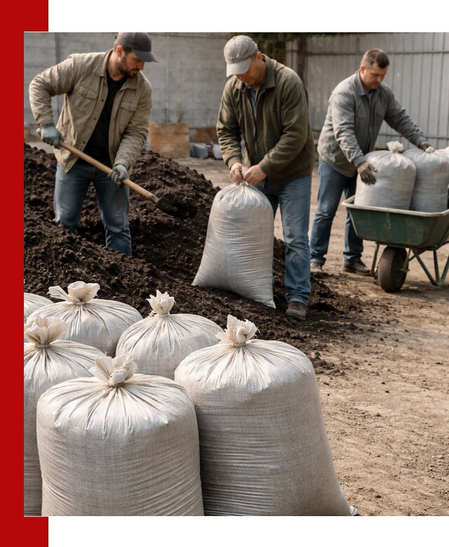 Купить чернозем в мешках с доставкой в Коломне