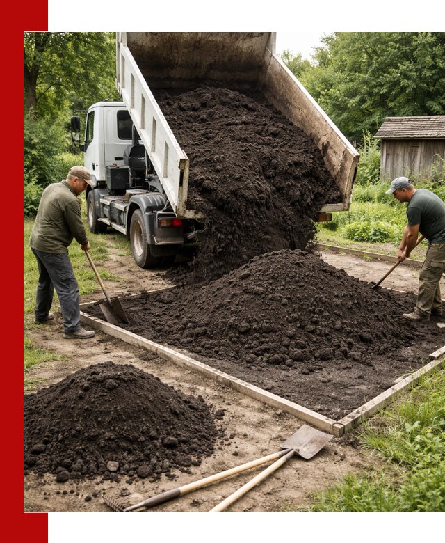 Купить чистый чернозем для огорода с доставкой в Коломне