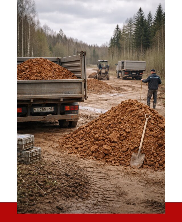 Глина и суглинки в Коломне от 4563 р. за куб | ПРОНЕРУДКлм