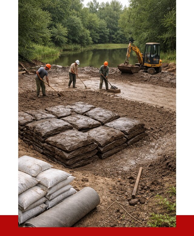Купить глину для пруда в Коломне от 4563 р. с доставкой | ПРОНЕРУДКлм