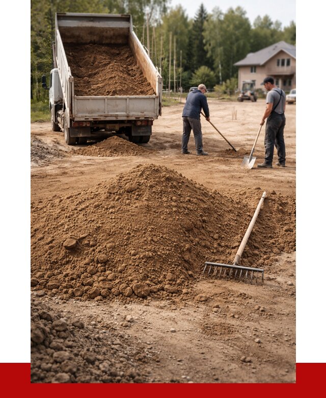 Суглинок для планировки в Коломне с доставкой от 4258 р. | ПРОНЕРУДКлм