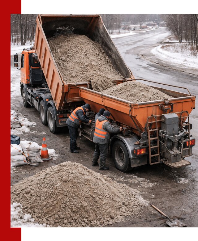 Поставка и вывоз пескосоля в Коломне оптом и в розницу