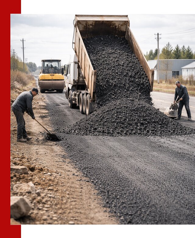 Асфальтовая крошка для дорог в Коломне — поставка и доставка