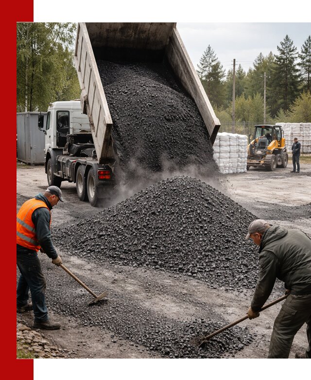 Доставка и продажа асфальтного гранулята в Коломне