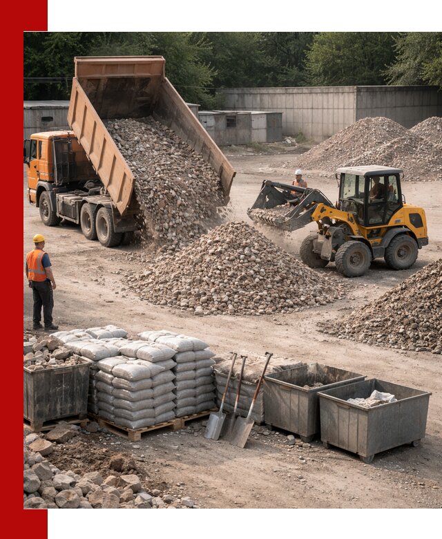 Вторичные материалы для отсыпки в Коломне — поставка и доставка