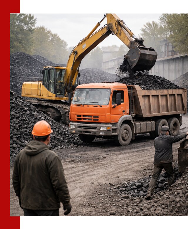 Доставка угля автотранспортом в Коломне быстро и выгодно