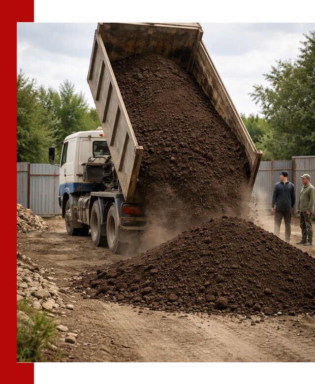 Доставка самосвалом 10 кубов в Коломне быстро и надёжно