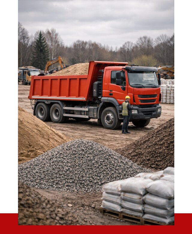 Доставка самосвалом 25 кубов в Коломне от 7604 р. | ПРОНЕРУДКлм