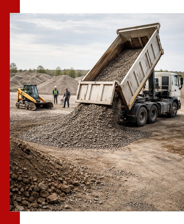 Доставка самосвалом 25 м³ в Коломне быстро и надежно