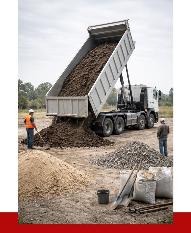 Доставка самосвалом 30 кубов в Коломне от 8618 р. | ПРОНЕРУДКлм