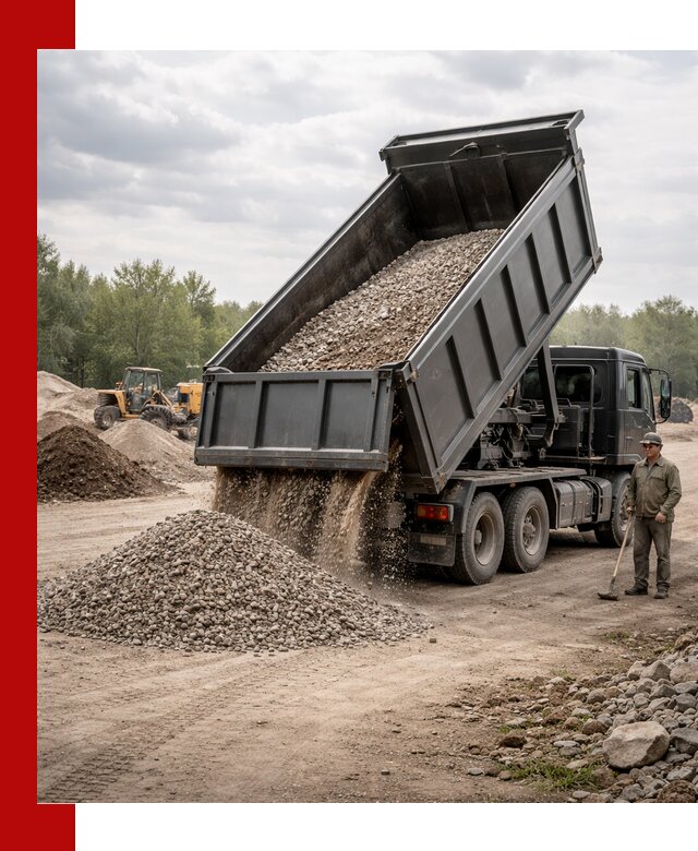 Доставка самосвалом 30 м3 по выгодным ценам в Коломне