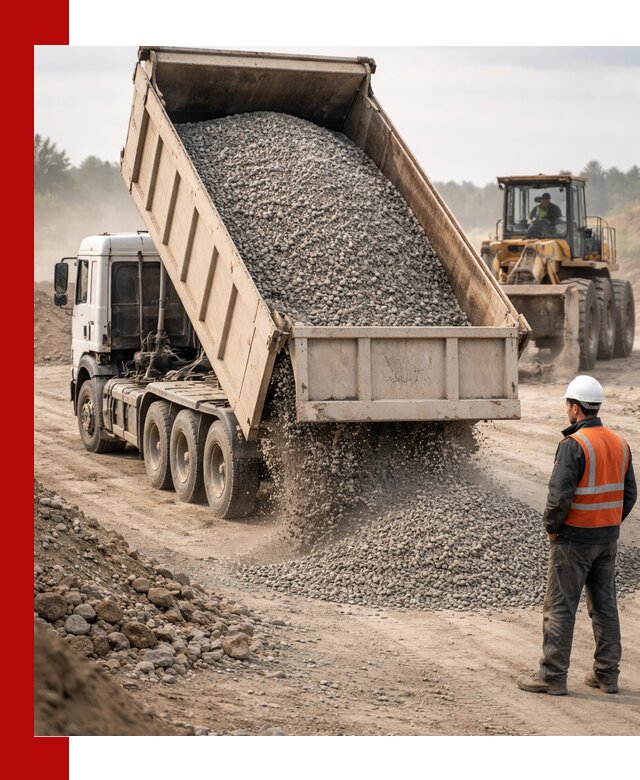 Доставка самосвалом 40 кубов цемента и сыпучих в Коломне