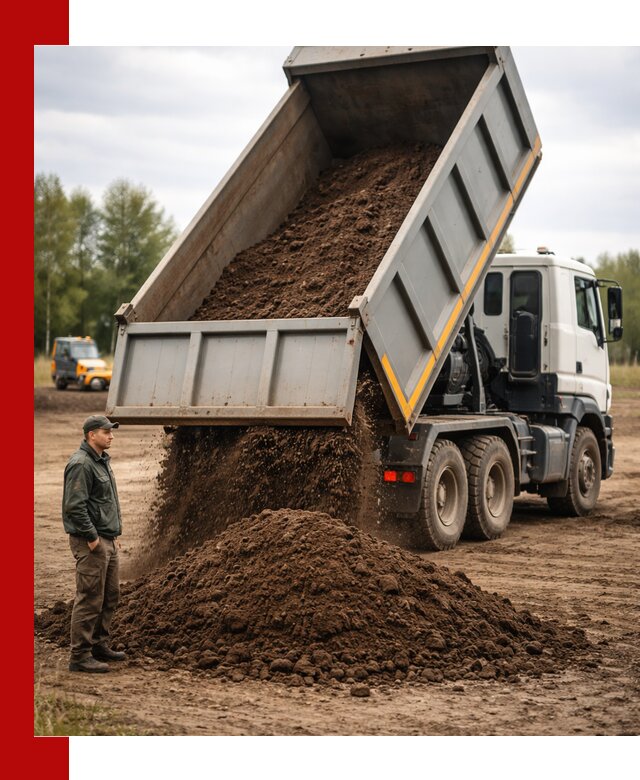 Аренда самосвала с водителем в Коломне для сыпучих грузов и навоза