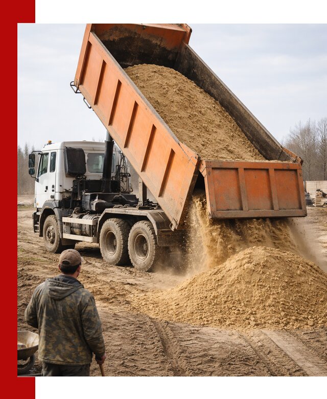Аренда самосвала 20 тонн для перевозки грузов в Коломне